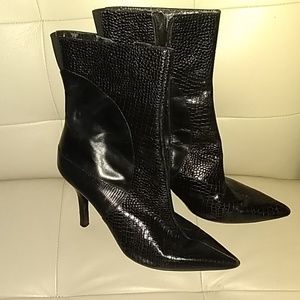 Black Croc boots